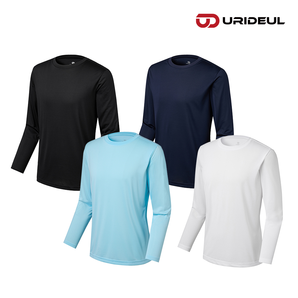 유디 쿨론 기능성 긴팔 티셔츠 아동 주니어 성인 남녀공용 라운드 티셔츠 9,800원