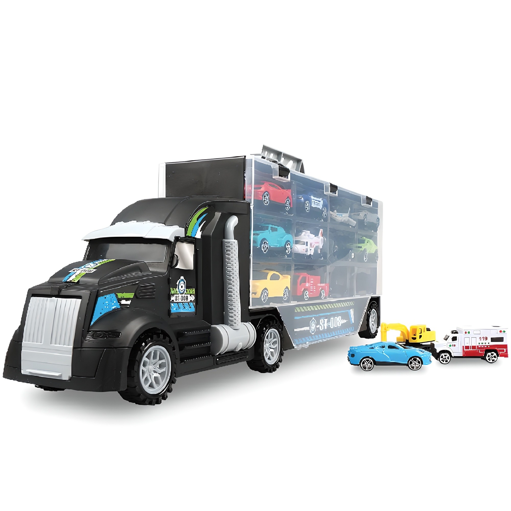 키저스 트럭캐리어 미니카 세트, 혼합색상(미니카12종), 1개 20,400원