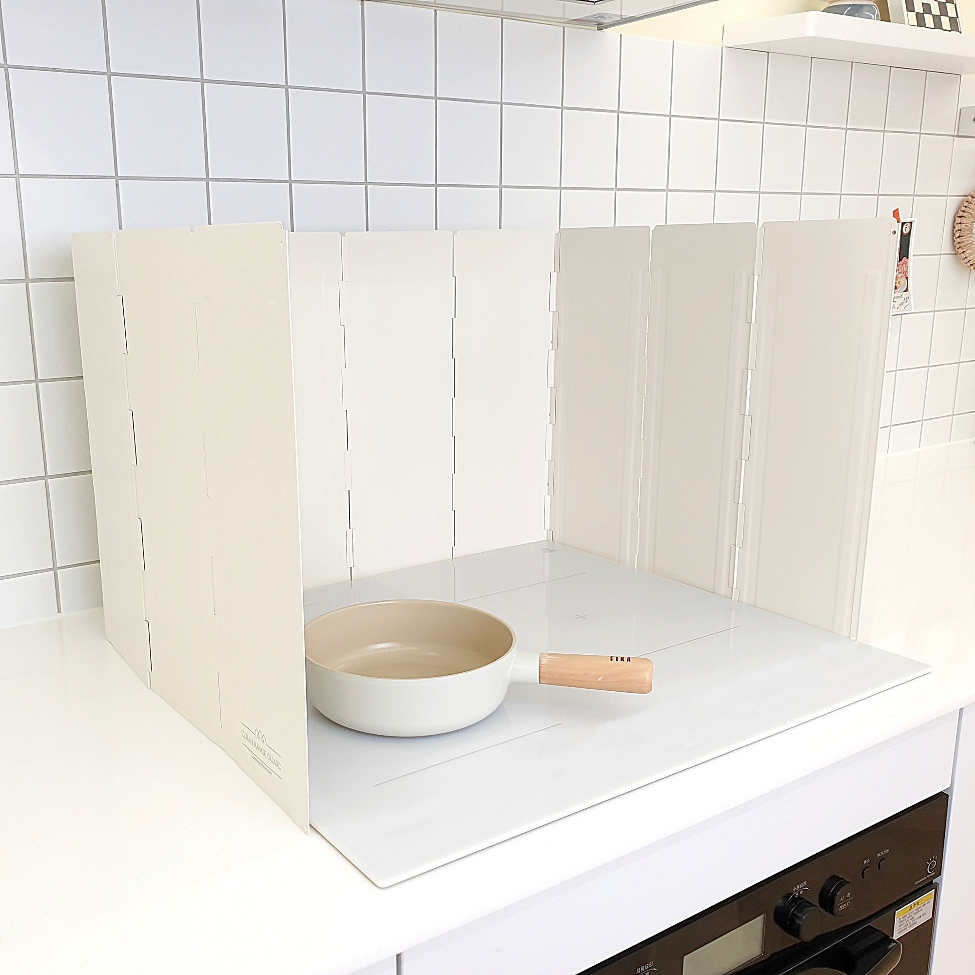 클렌렌지가드 접이식 가스렌지가림막 10P 아이보리+보관파우치 23,500원