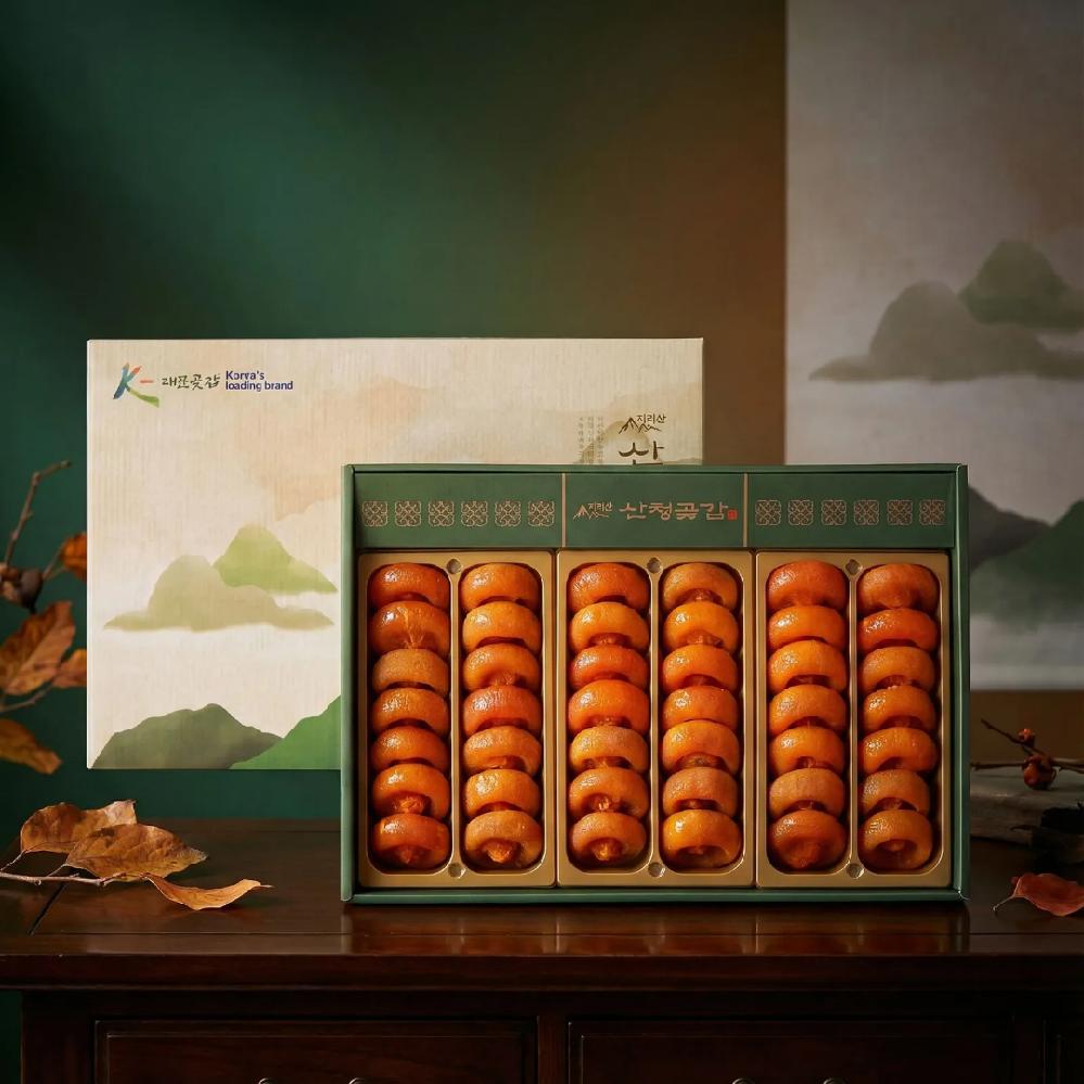 [대한민국 곶감의 정점] 왕의 진상품 산청 지리산 고종시감 곶감 2KG (42과), 1박스, 2KG 80,400원