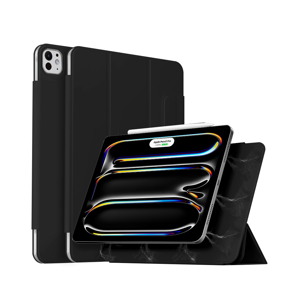 니하 아이패드 마그네틱 폴리오 애플펜슬 수납 케이스, 블랙 20,000원
