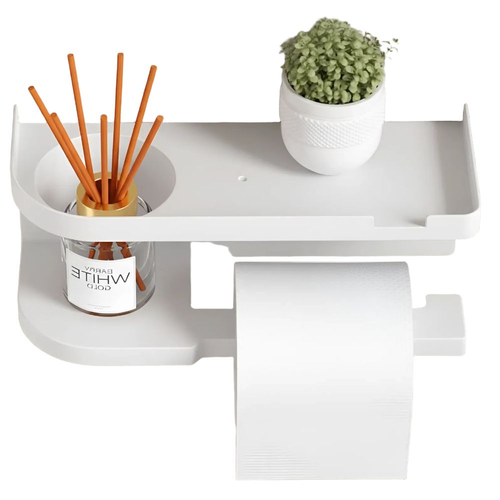 다용도 무타공 화장실 선반 휴지걸이 5,900원