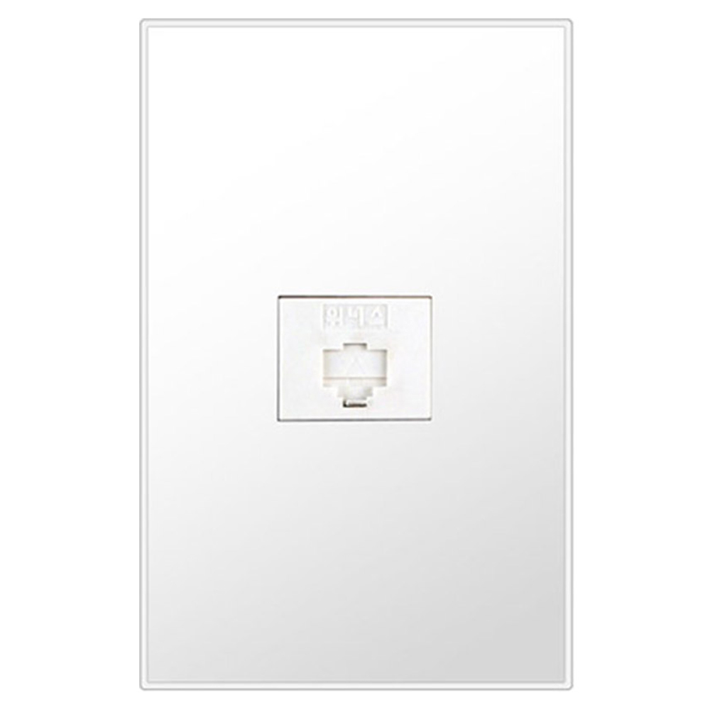 보에담 인터넷 통신 콘센트 8P 1구 스노우화이트, 1개 9,300원