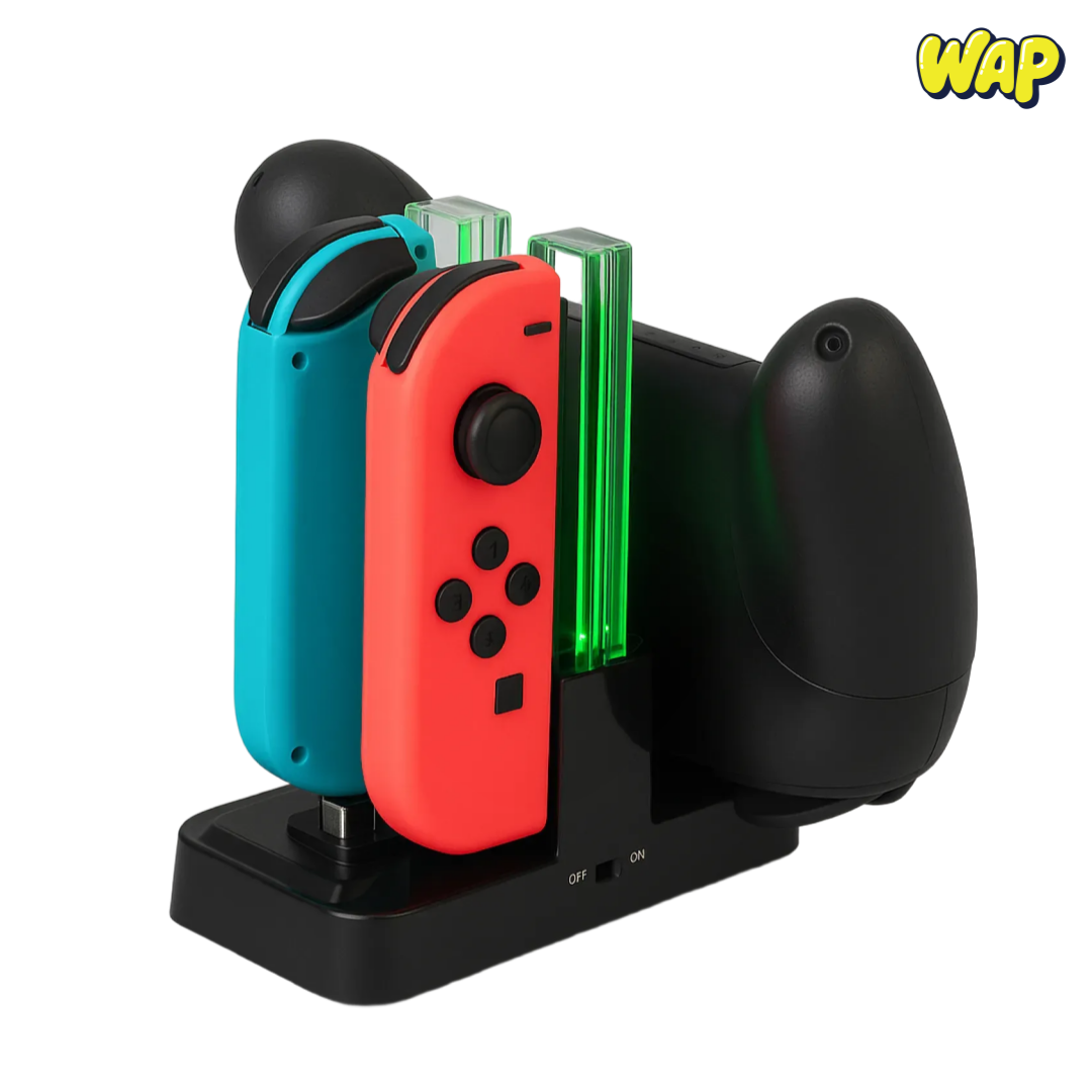 WAP 닌텐도 스위치 OLED 조이콘 프로콘 호환 듀얼 충전도크, 1개, 블랙, 닌텐도 스위치1 14,900원