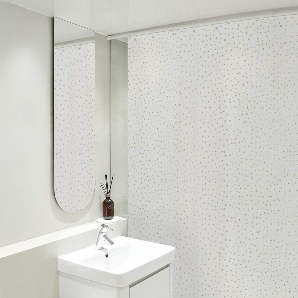 까사마루 방수 샤워 커튼 + 커튼링 12p + 샤워봉 세트, 눈꽃(커튼), 1세트 15,900원