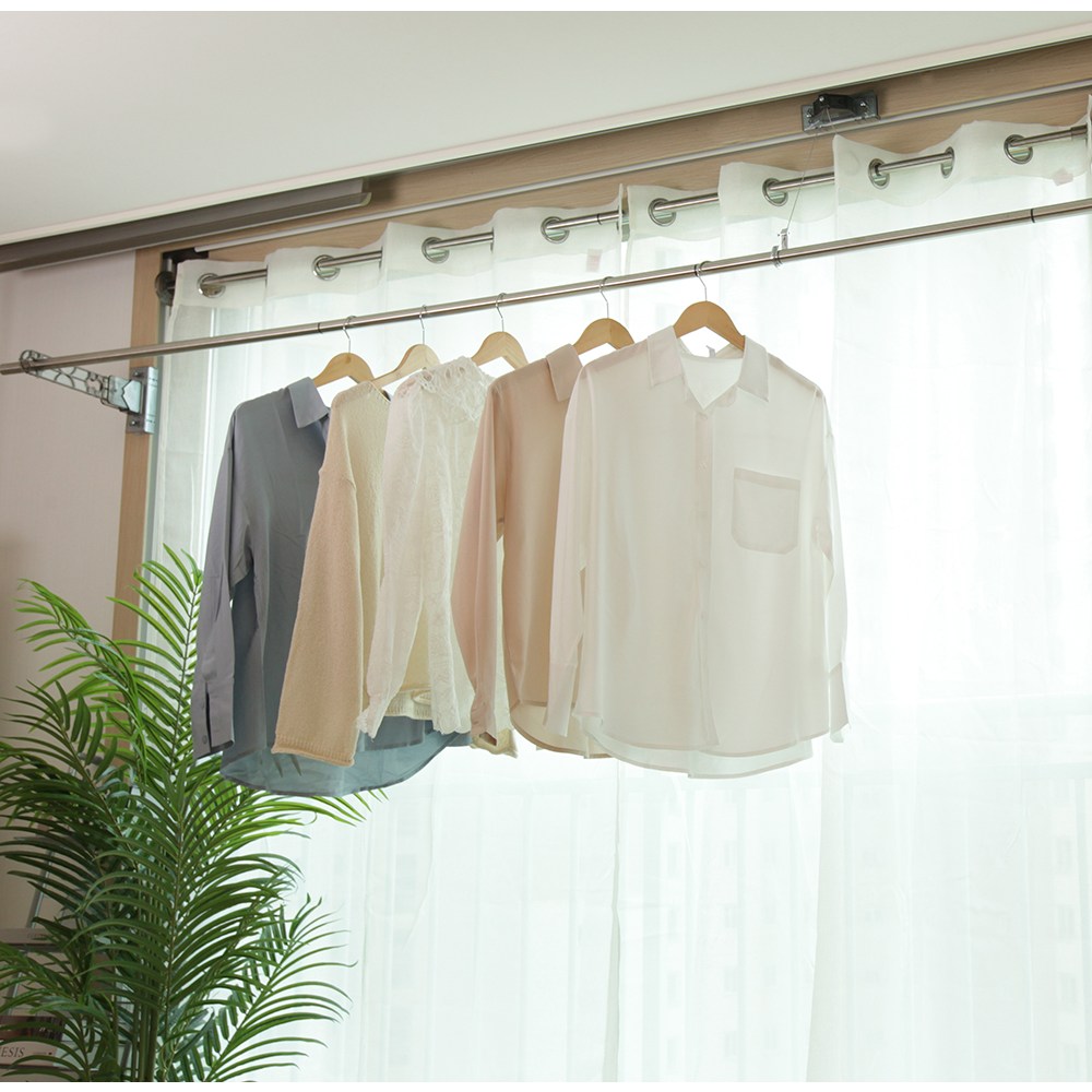 웰렉스 무타공 창틀 행거 베란다 원룸 튼튼한 창문 이불 빨래건조대 와이어행거 CTH CTY 35,000원