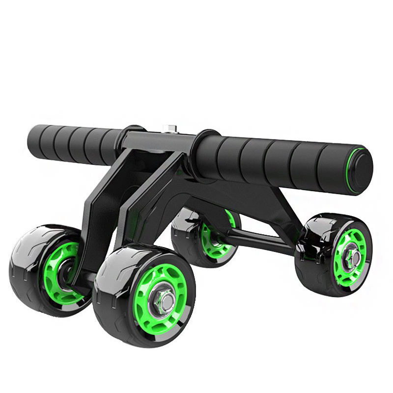 4휠 4베어링 홈트 AB슬라이드 복근 코어 운동 매트 포함, 그린 9,900원