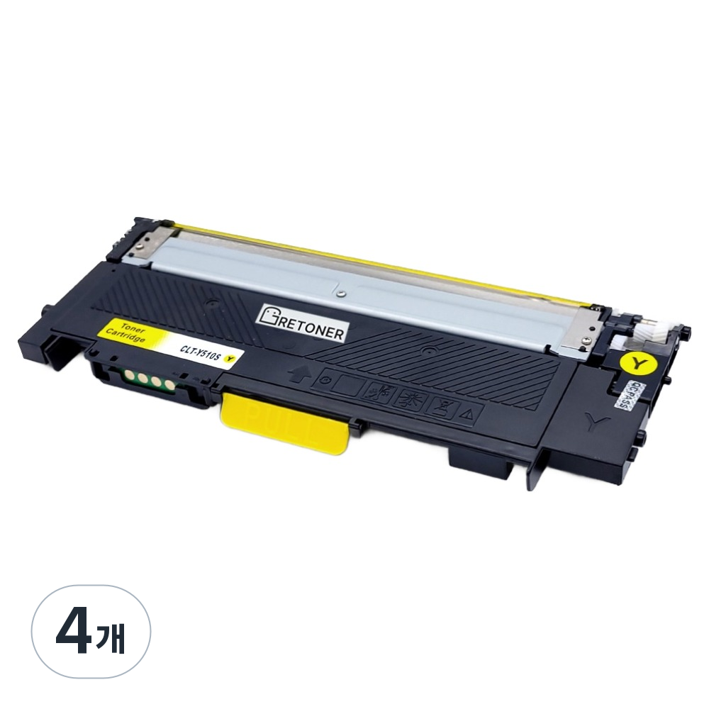 그래토너 삼성 CLT-Y510S 호환 재생 토너, 노랑, 4개 43,000원