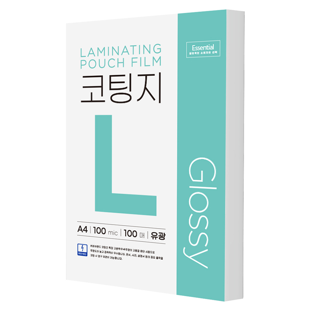 카피어랜드 에센셜 정전기 방지 코팅지 100mic, 100개, A4 12,230원