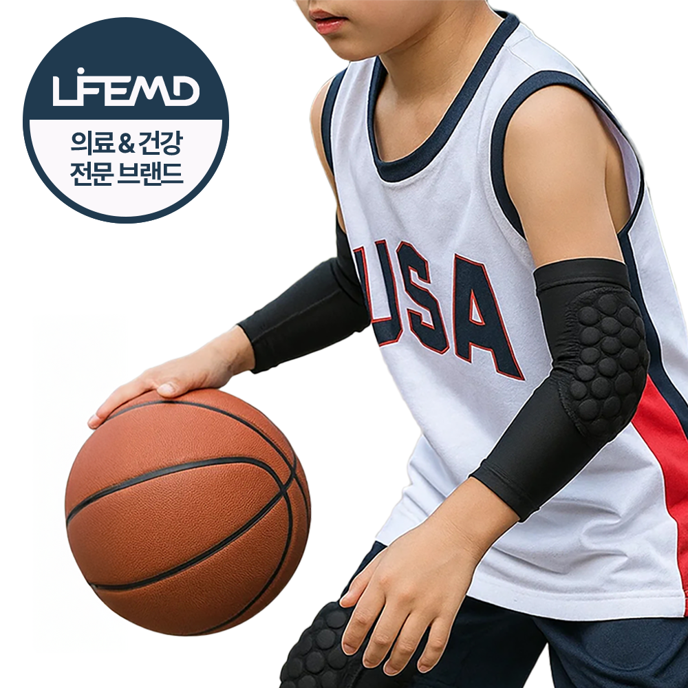 라이프엠디 어린이 팔꿈치 보호대 쿠션 패드 팔보호대 슬림 엘보 보호장비 12,800원