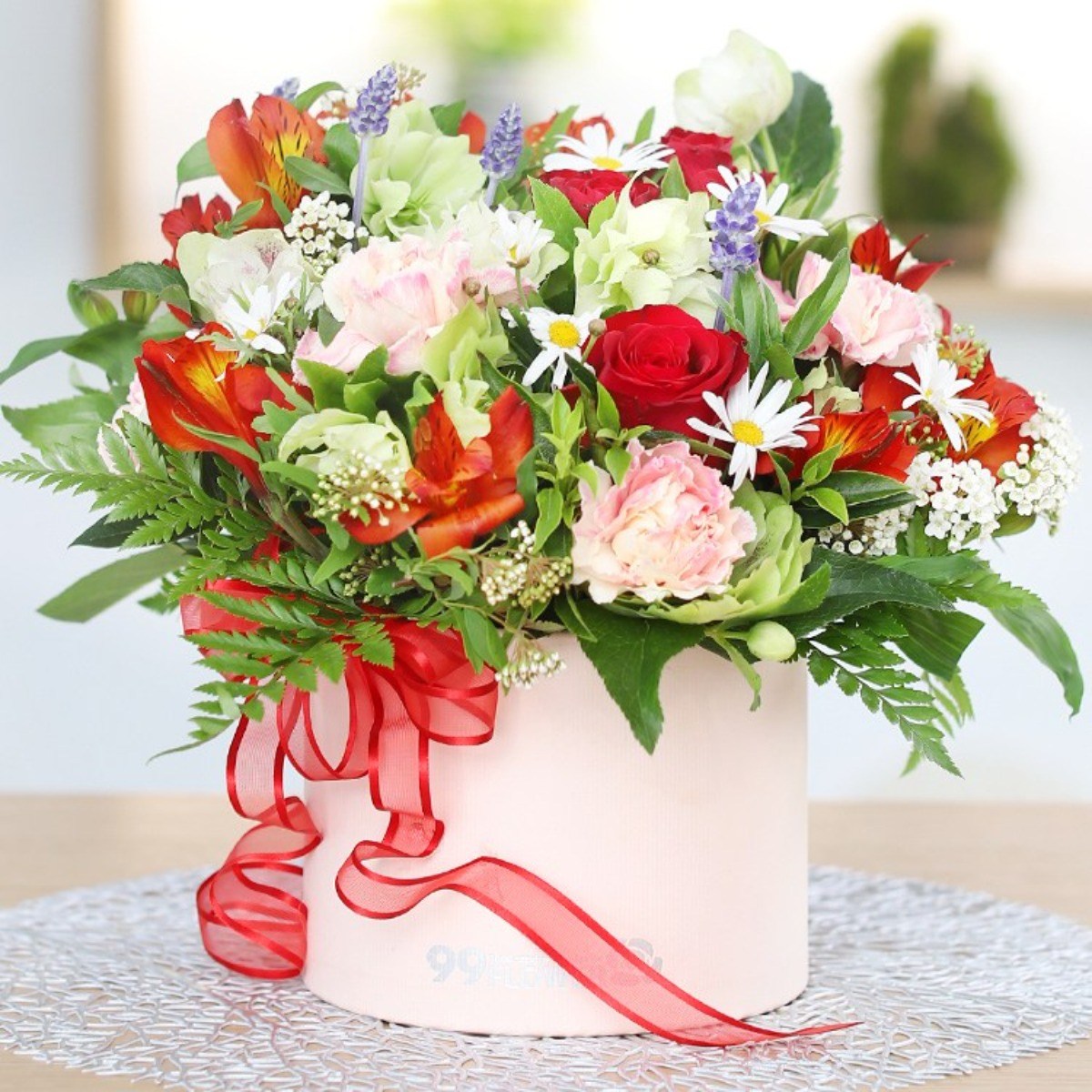 99플라워 (당일수령) 사랑인가봐+롤케익 [ST-B506] - 전국 꽃배달 서비스 꽃상자 케익 선물 당일배송 생화 생신 생일 축하 기념일 장미 84,400원