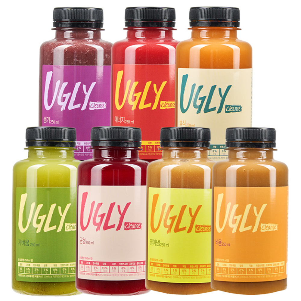 굿스푼 클렌즈 주스 원데이(24시간) 48시간 72시간 7종 프로그램 ABC CCA 해독 쥬스 그린스무디, 250ml 23,900원