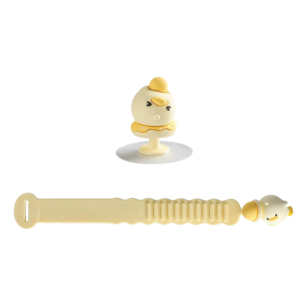 뽀아샵 말랑말랑한 귀여운 동물 실리콘 변기덮개커버 손잡이 세트 J-J013, 오리(노랑) 11,900원