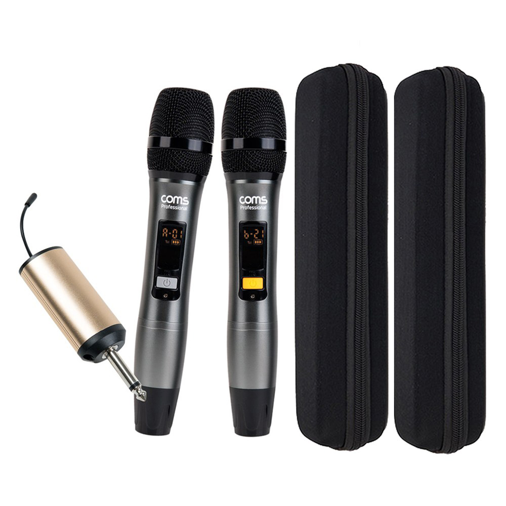 컴스 무선 KY201 CR400 400P CR400PB용 UHF 무선 듀얼 핸디 마이크, CR400ABR, 혼합색상 102,000원