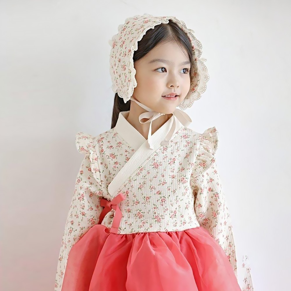 여아 설날 귀도리+한복 세트 두돌 유아 어린이집 설빔 명절 여자아기 2세-6세 생활 한복 53,900원