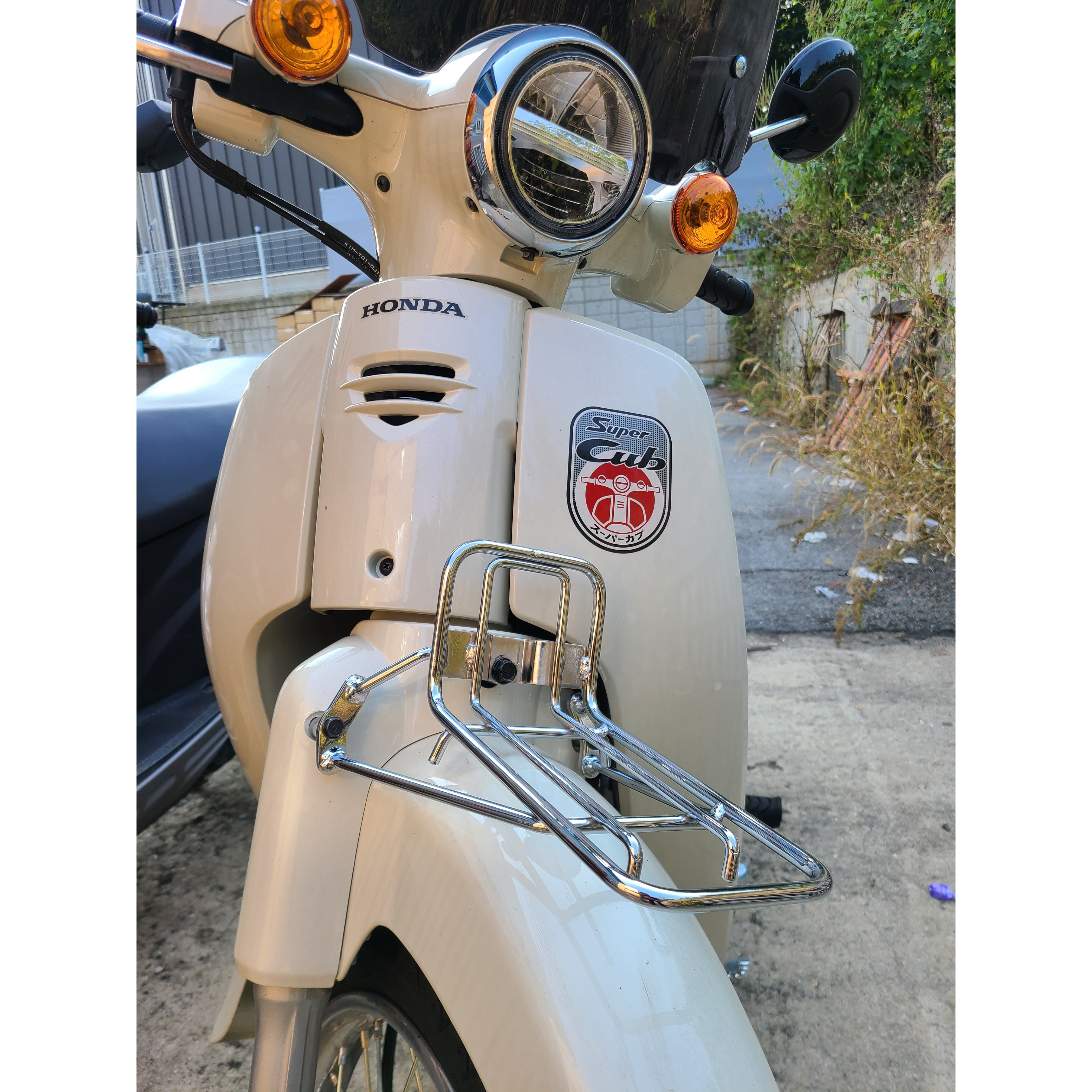 ODORIS 21년이후 혼다 슈퍼커브110 크롬 프론트 바스켓 앞 바구니, 1개 59,480원