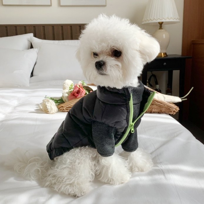 강아지패딩 거위털 구스 하네스 강아지겨울옷 애견 S-2XL 49,900원