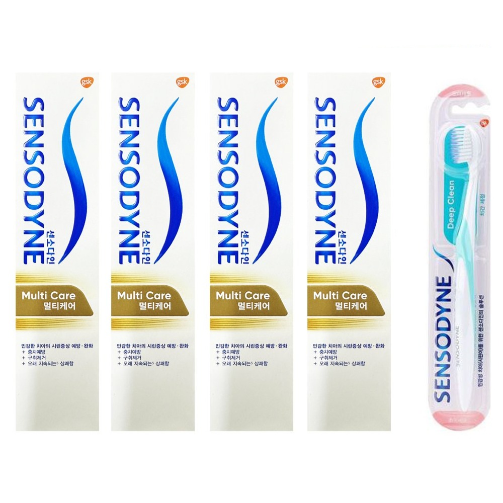 [코스트코무료배송] 센소다인 멀티케어 치약 + 센소다인 딥클린 칫솔 + 깔끔이 증정 20,700원