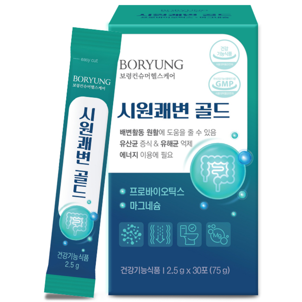 보령 시원쾌변골드 장건강 프로바이오틱스 30포 x 1박스 (총 30포), 1박스, 75g 79,000원