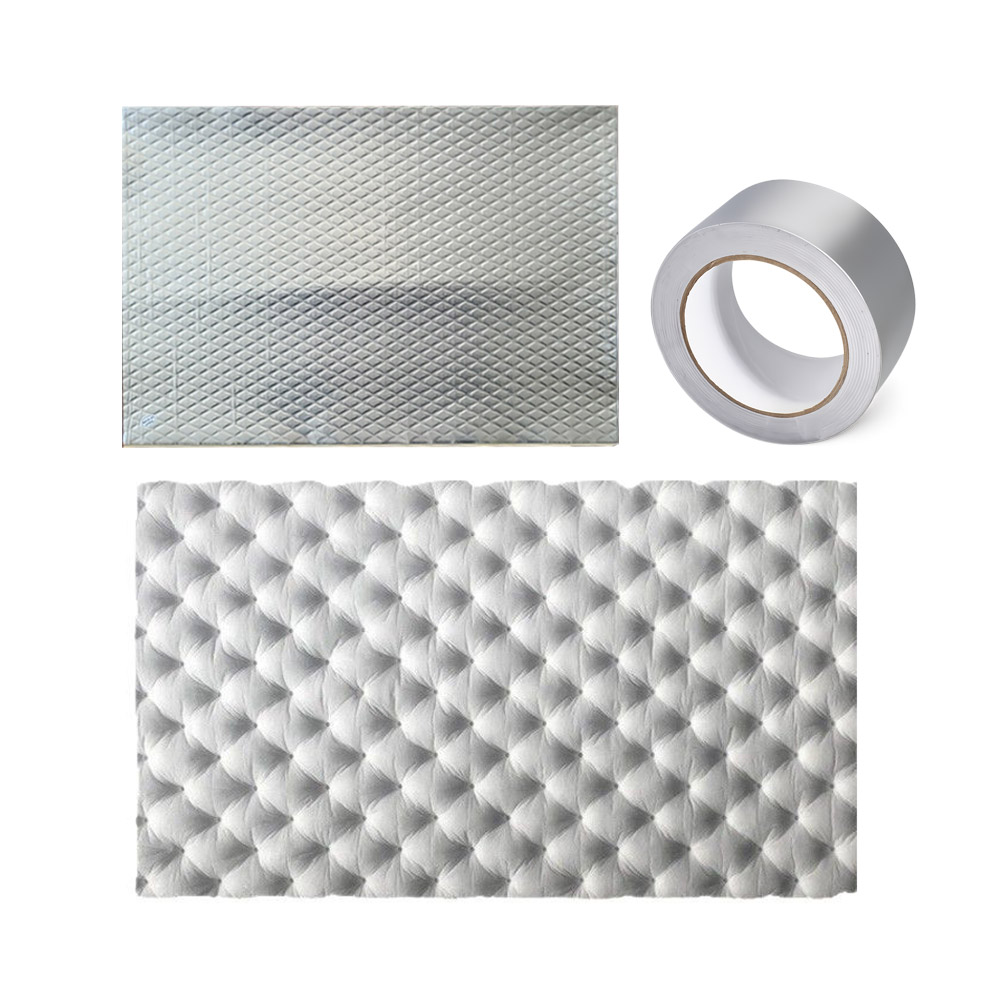 방진매트 차량용 부틸 100% 방음매트 엠보 신슐레이터 접착식 알루미늄테이프 흡음 방진 소음 진동 7,400원