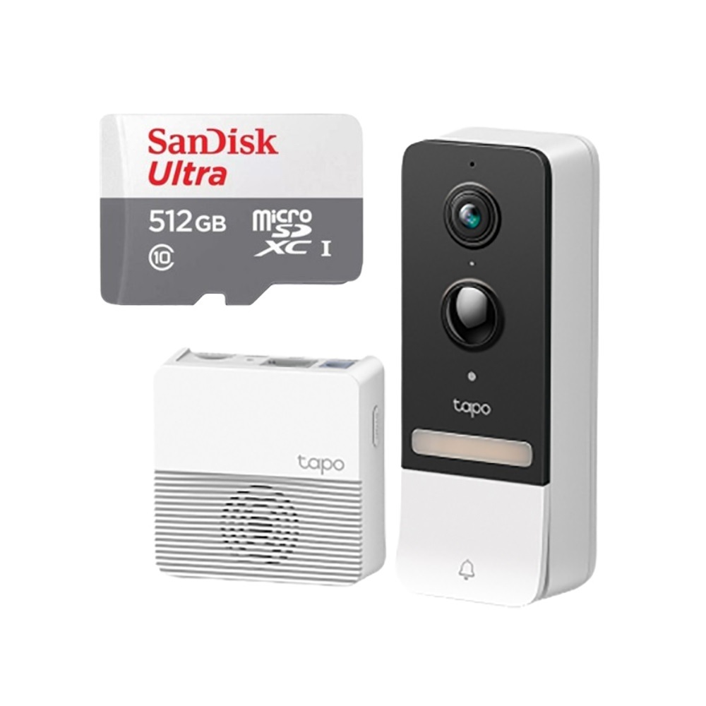 티피링크 Tapo D230S1＋512GB 무선 도어벨 CCTV 초인종 인터폰 홈캠 세트 301,210원