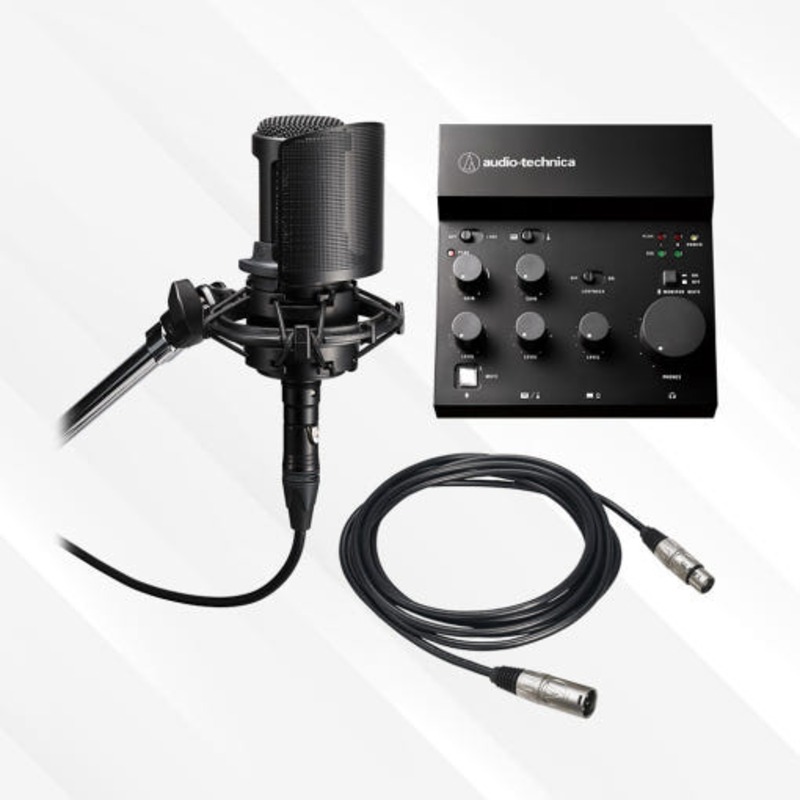 [마이크몰] AUDIO TECHNICA AT2020 CREATOR SET Lite Version [헤드폰붐암 제외] 399,000원