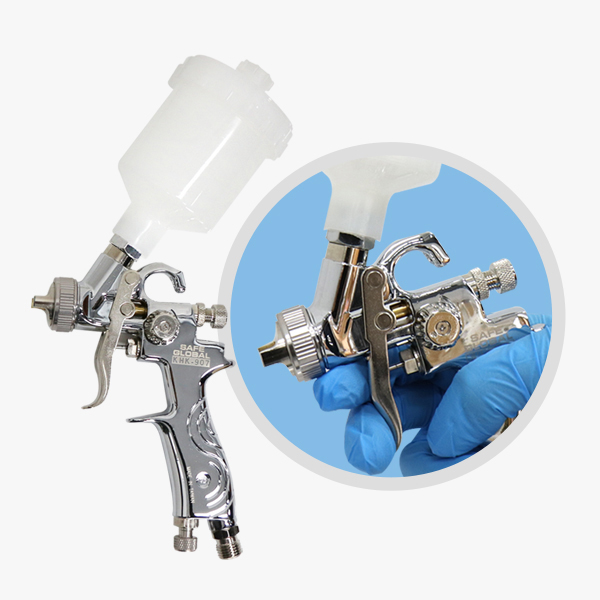 SAFE GLOBAL K-907 고급 도장 도색용 미니 에어스프레이건 대만제, 1개 154,000원