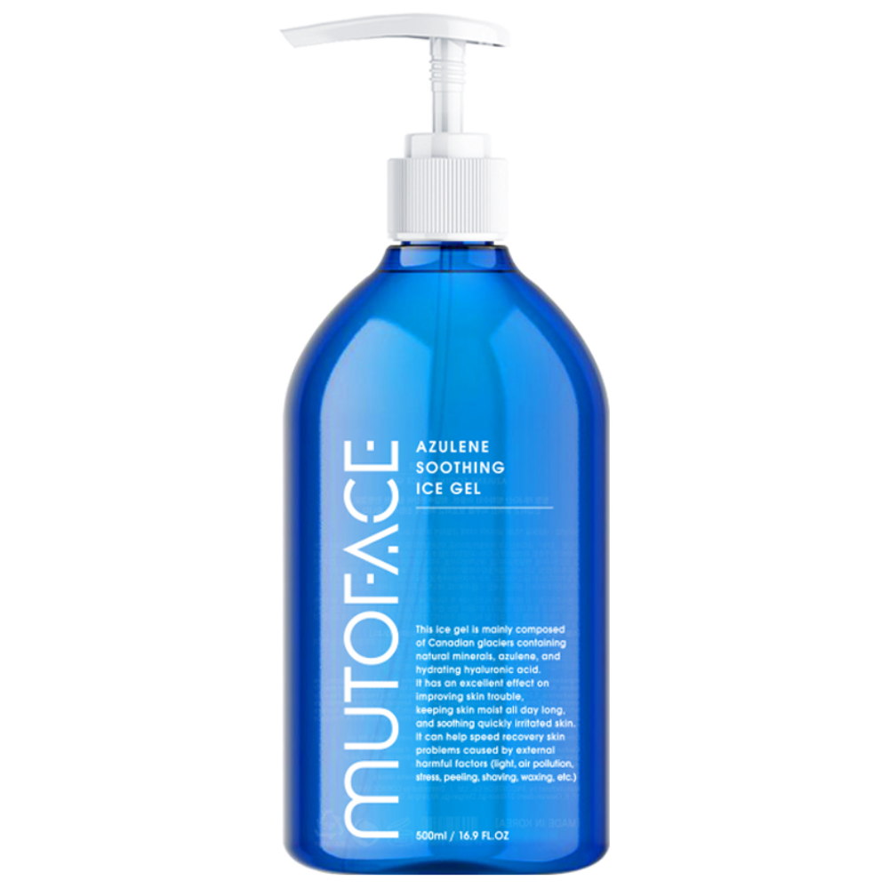 뮤토페이스 피부과 대용량 알로에베라 아줄렌 아이스수딩젤 500ml 수분보습 레이저/필링/면도 후, 500ml, 1개 22,000원
