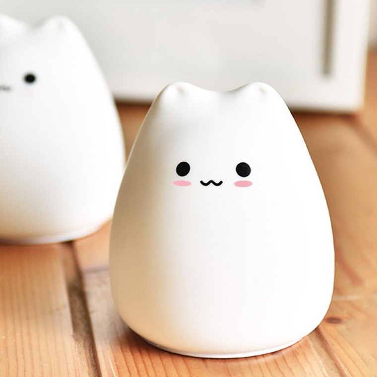 고양이 무선 실리콘 무드등 인테리어 취침등 20,460원