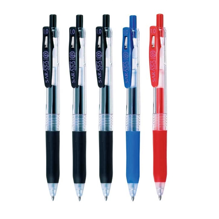 제브라 사라사 클립 중성펜 흑색/청색/적색 세트 9,900원