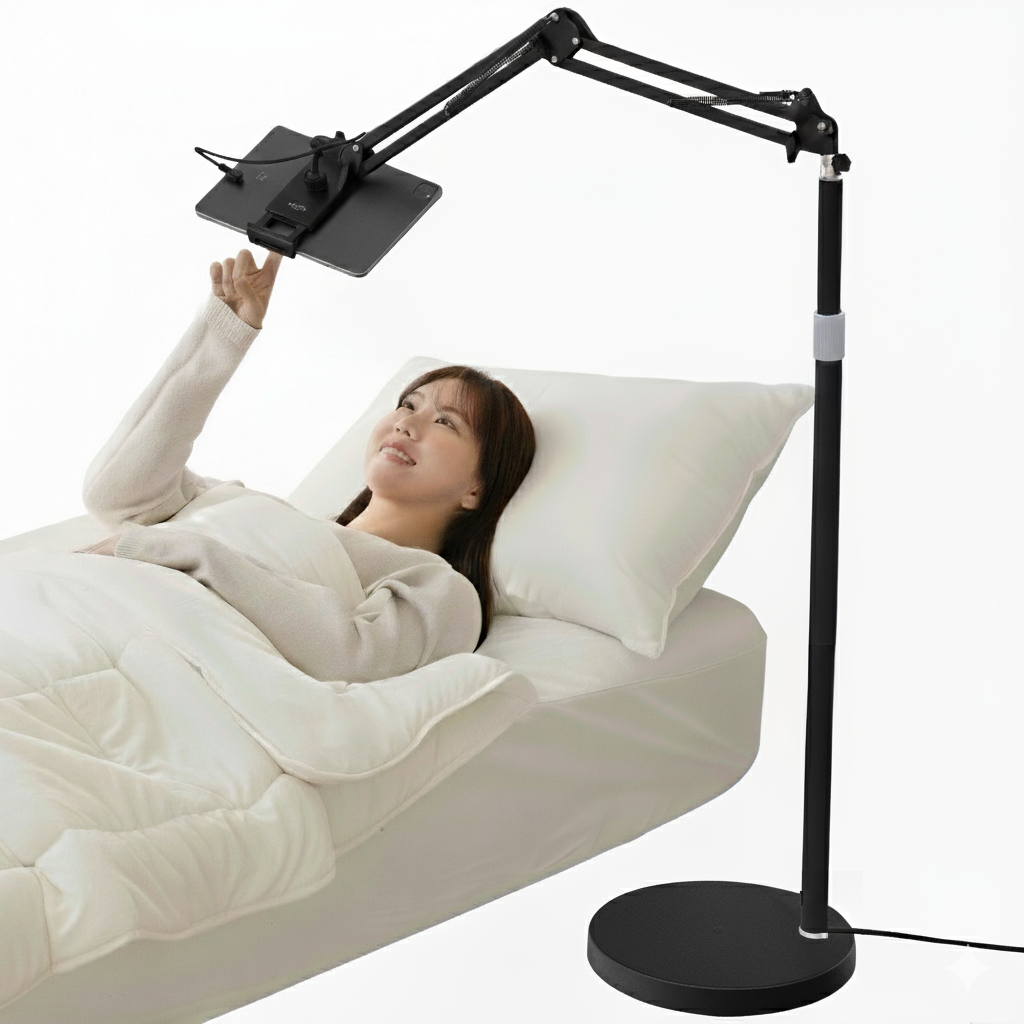 4세대 초고속충전 내장형 스톤힐 X&X 태블릿 거치대, ST-HOLDER STAND (블랙-충전) 39,880원