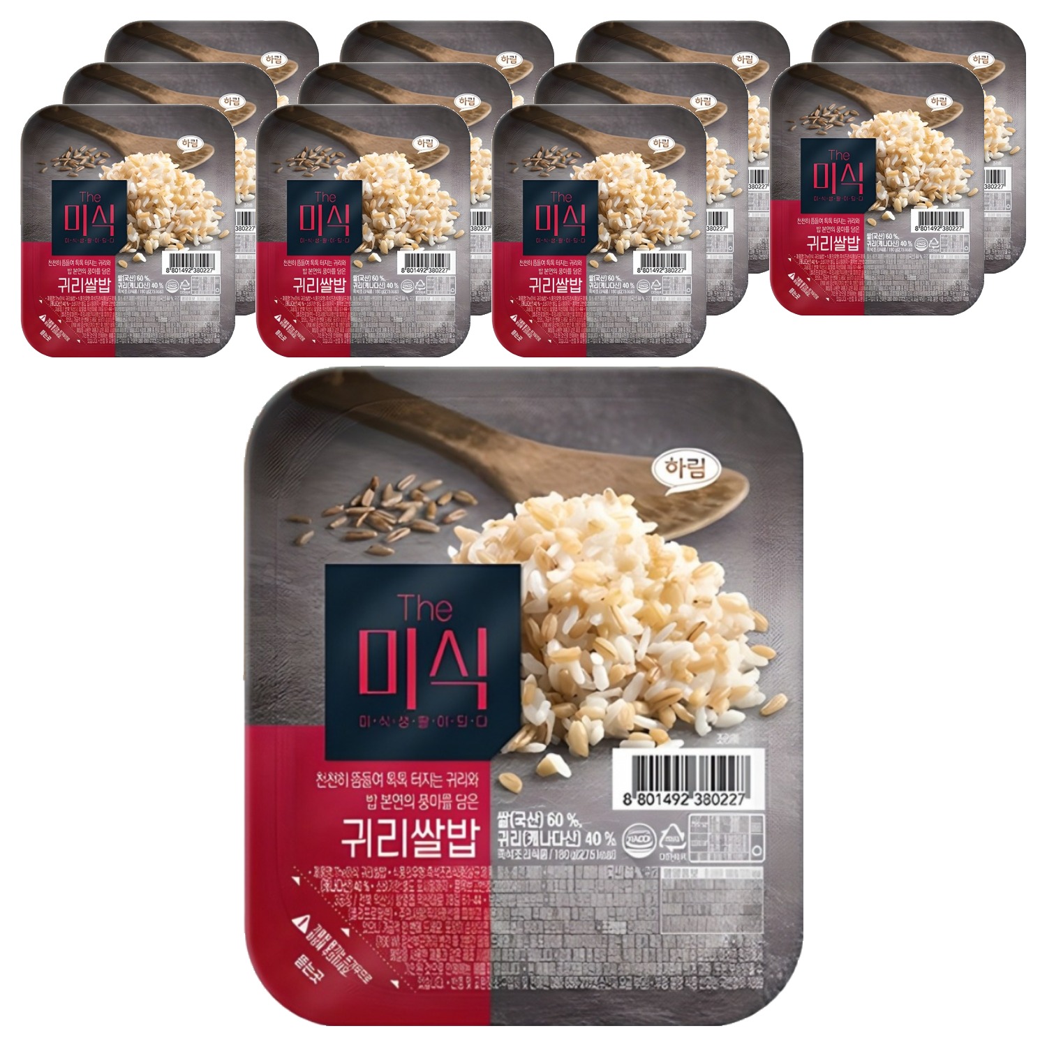더미식 귀리쌀밥, 180g, 12개 23,000원