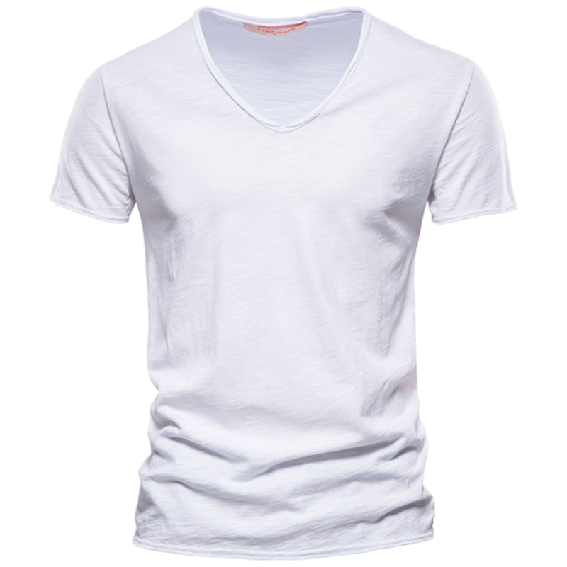 [EARON] 브이넥 링클 반팔 티셔츠 22,980원