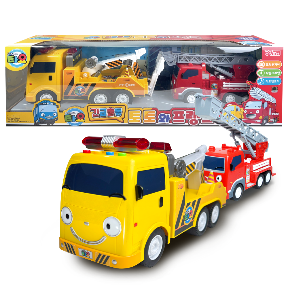 타요 긴급출동 토토와프랭크 세트, 1개 42,000원