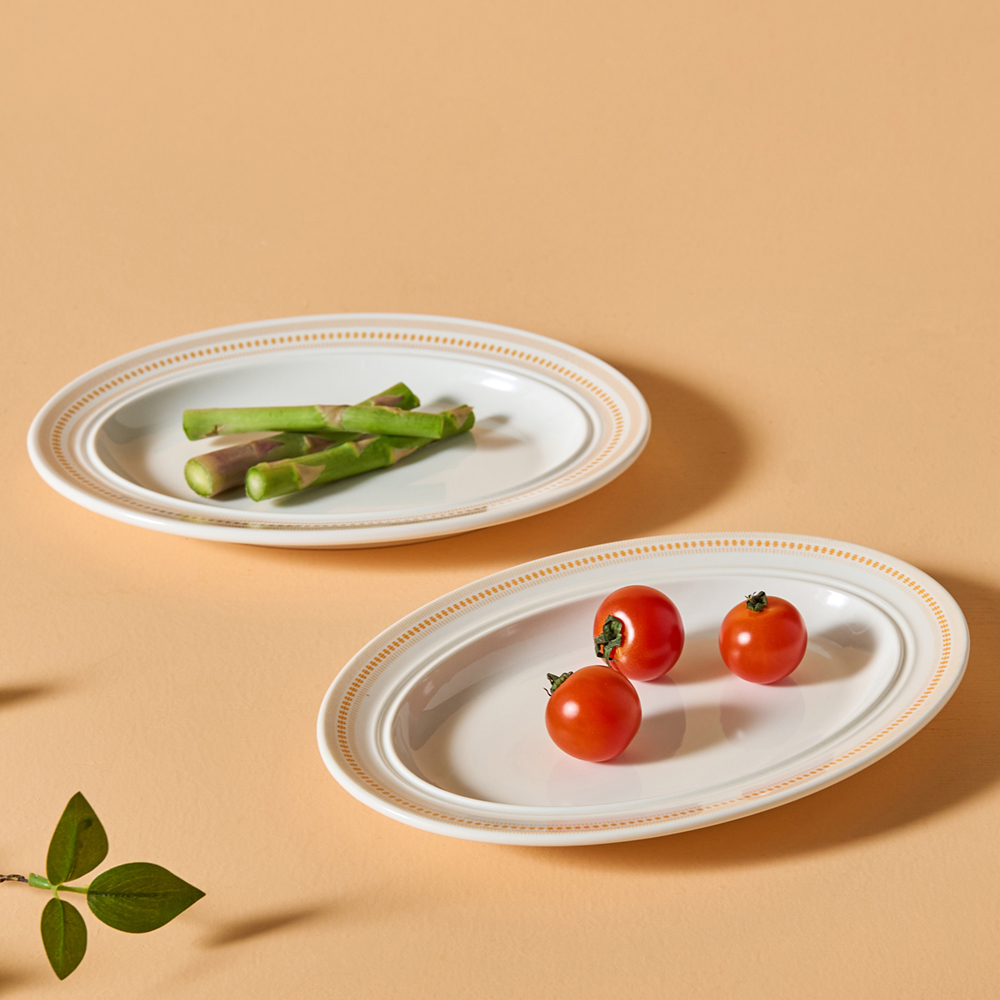 코렐코디네이츠 로즈몬트 타원 접시, 단일색상, 2개, 229 x 168 mm 51,110원