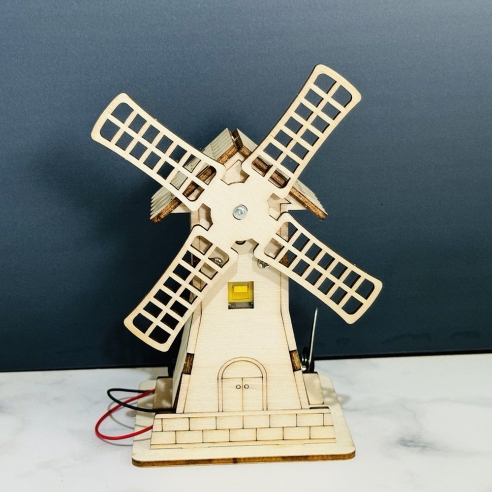 과학실험키트 나무풍차 DIY키트 만들기세트 오토마타 과학교구, 1개 4,500원