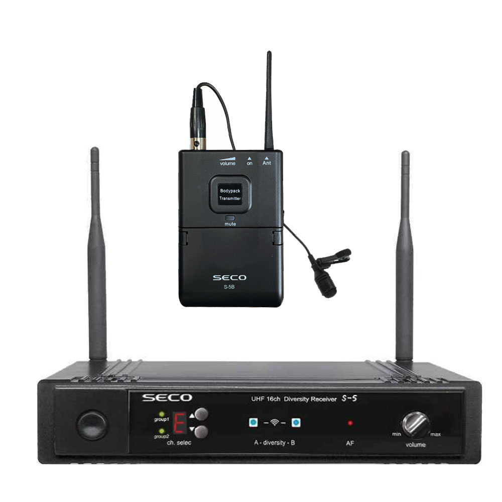 SECO 무선마이크 세트 1채널 학교 교실 강의실 강의용 무선마이크 360,000원