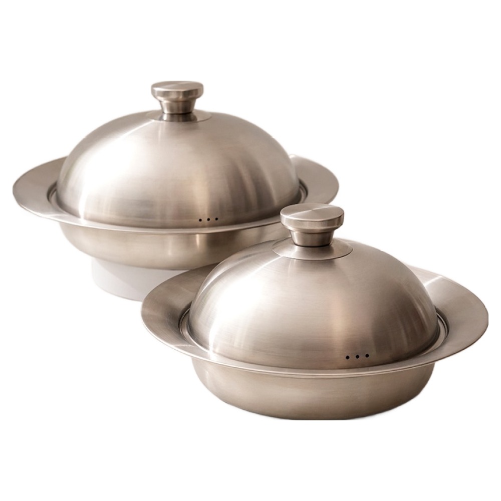 인블룸 스테인리스 304 뚜껑 찜기 소 + 대 세트 62,800원