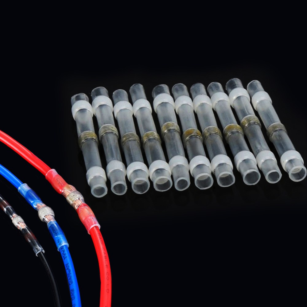 sleeve 열수축 납땜 와이어 터미널 방수 슬리브 전선 커넥터 전선연결 화이트 1.7mm 1세트(10개) 7,900원