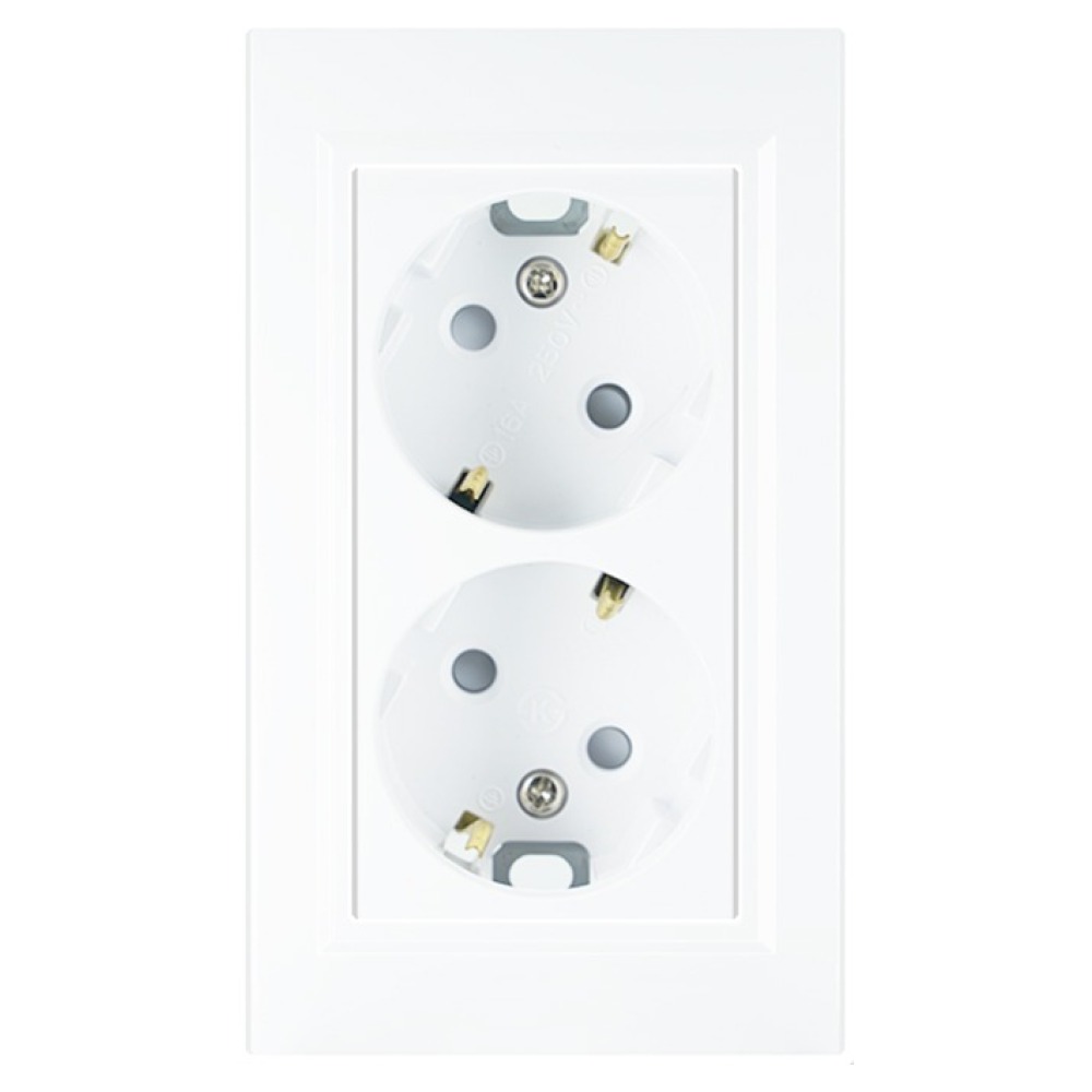 일신전기 블루밍  2구 매입 콘센트 2,030원