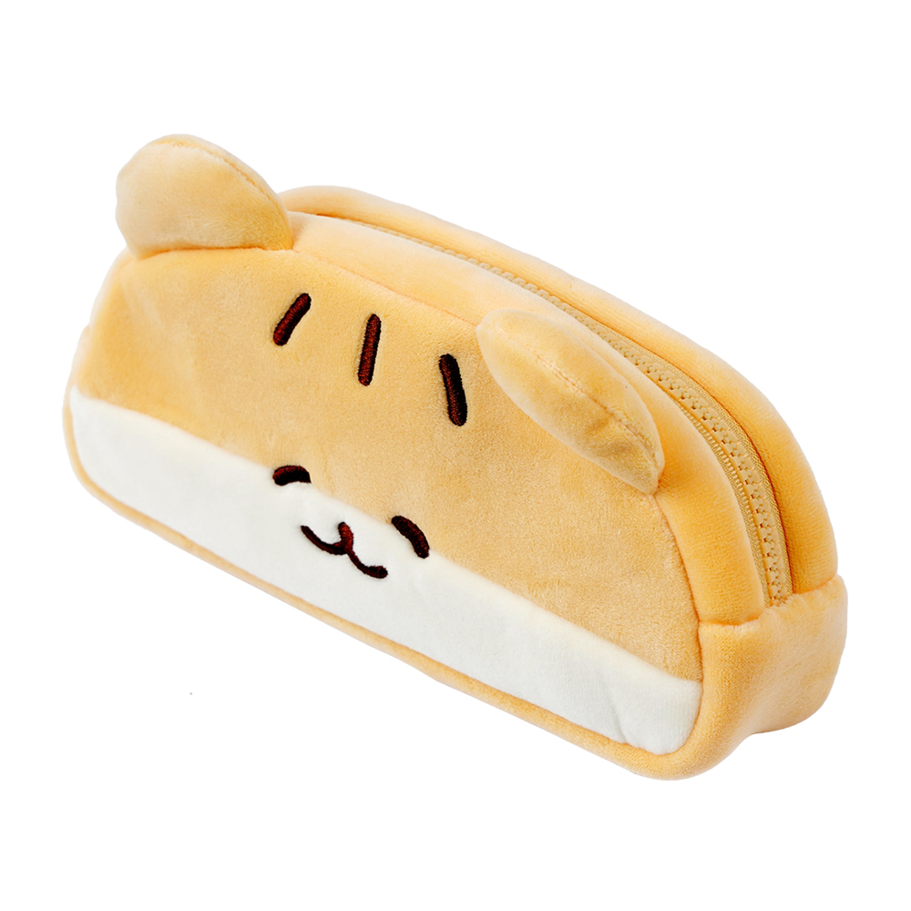 포포팬시 햄치 얼굴 펜 파우치, 브라운, 1개 10,000원