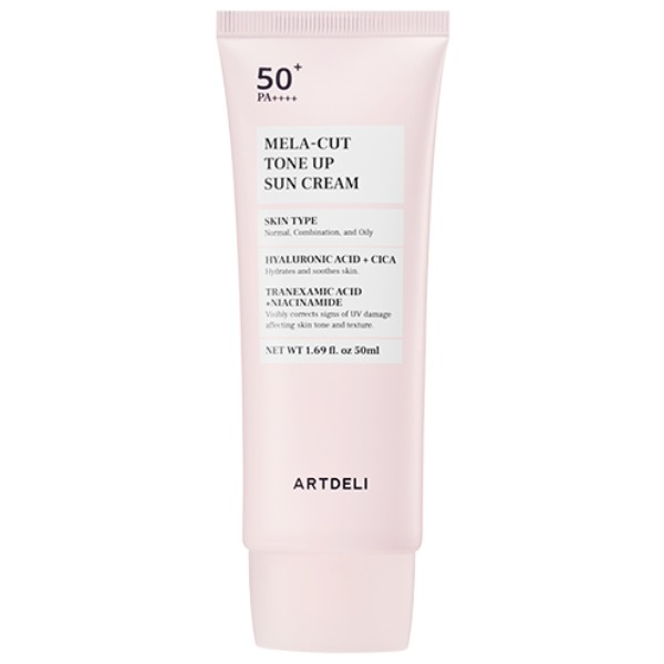 아트델리 멜라 컷 톤업 선크림 SPF50+PA++++/기미 잡티, 3개, 50ml 36,080원