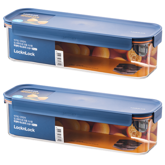락앤락 비스프리 모듈러 플러스 직사각 밀폐용기 네이비 21,400원