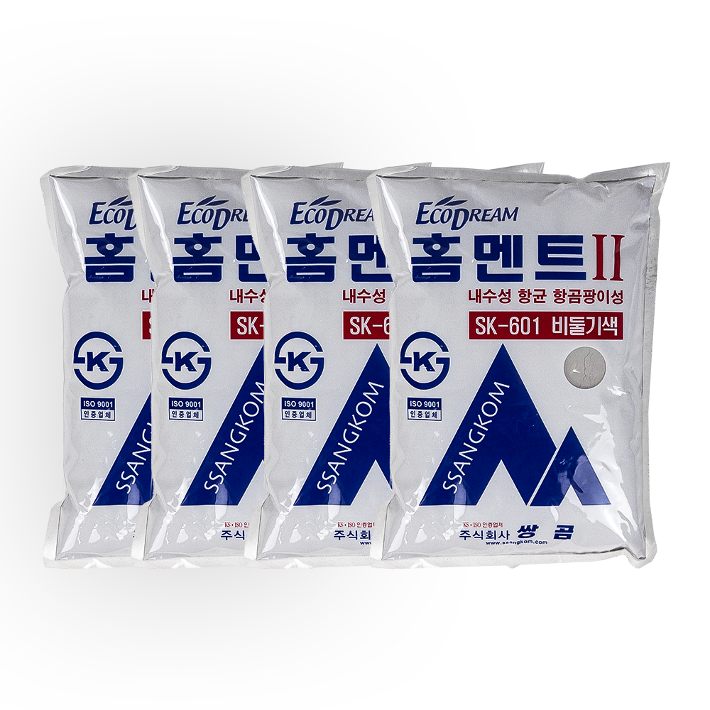 쌍곰 줄눈 시멘트 홈멘트2 타일 2kg 회색 비둘기색, 4개 15,000원