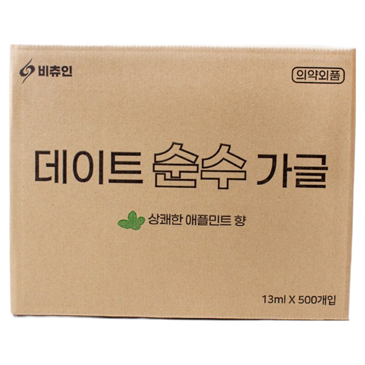 비츄인 대용량 일회용 휴대용 업소용 서비스 스틱가글 데이트순수가글 애플민트향 500개입 벌크형, 2박스, 13ml 55,000원