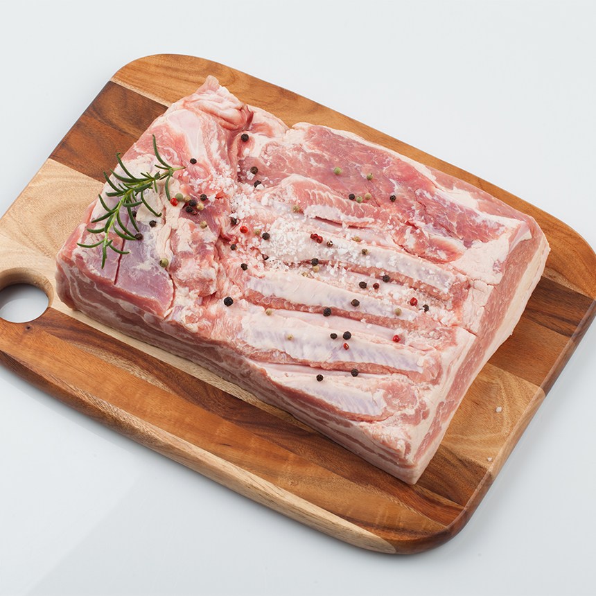 힐링미트 통삼겹살 2kg 비계적은 삼겹살 구이용 보쌈용 개별포장가능 절단가능, 1kg, 2개 31,500원