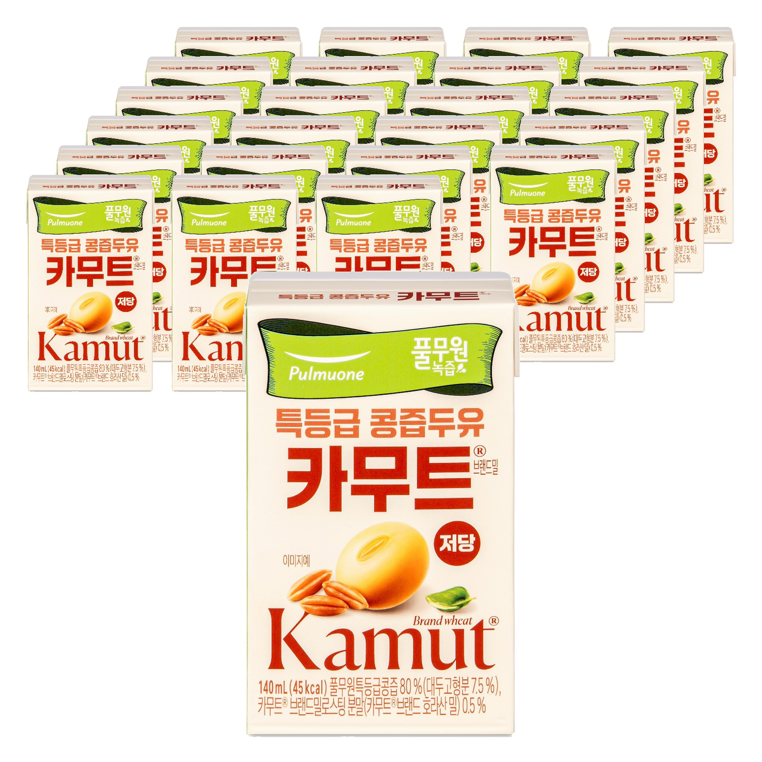 풀무원녹즙 저당 특등급 카무트 콩즙두유, 140ml, 24개 22,900원