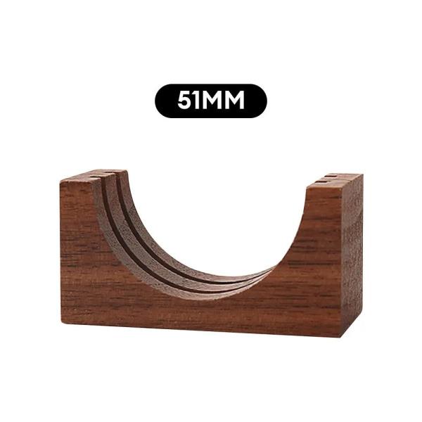 캠핑용 선물용에스프레소 커피 필터 스크린 거치대 재사용 가능한 나무 호두나무 스탠드 랙 퍽 브래킷 51mm 16,200원