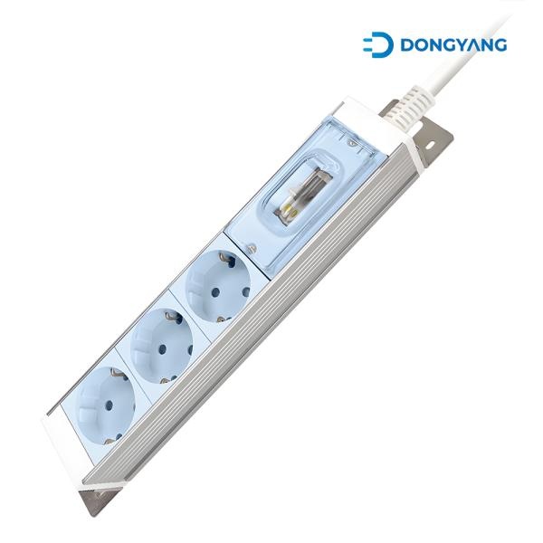 (동양전자) 서버탭 알루미늄 고용량 멀티탭 누전차단기 (블루/3구/1.5M) 31,700원