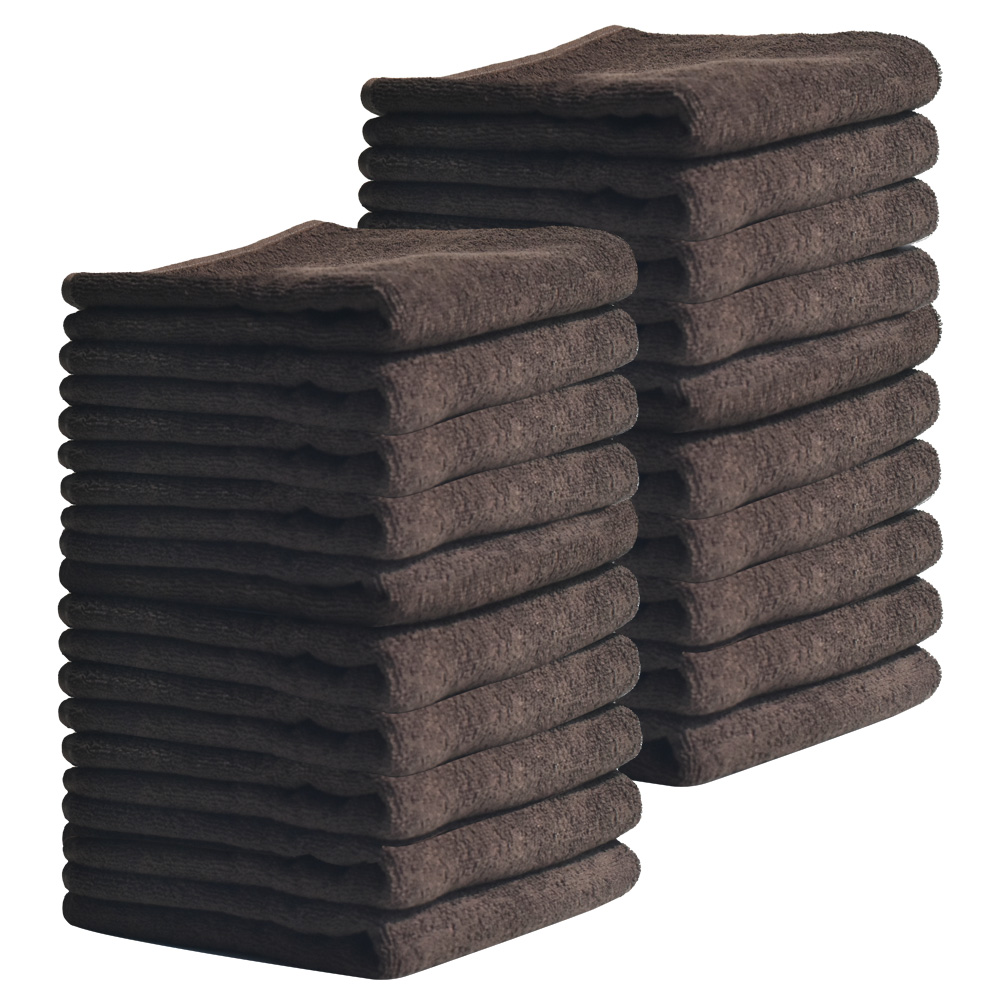 코튼앨리 업소용 가벼운 80g 다용도 미용 수건 무지수건, 20개, 브라운 35,500원